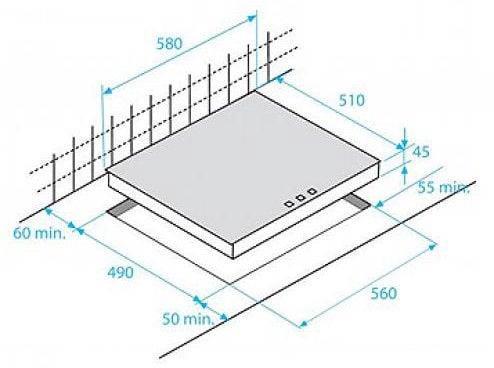 Actual product image Beko Ceramic hob HIC64401