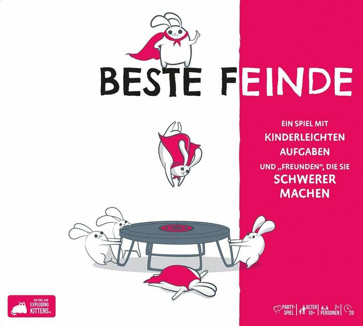 Actual product image Exploding Kittens Best enemies (German)
