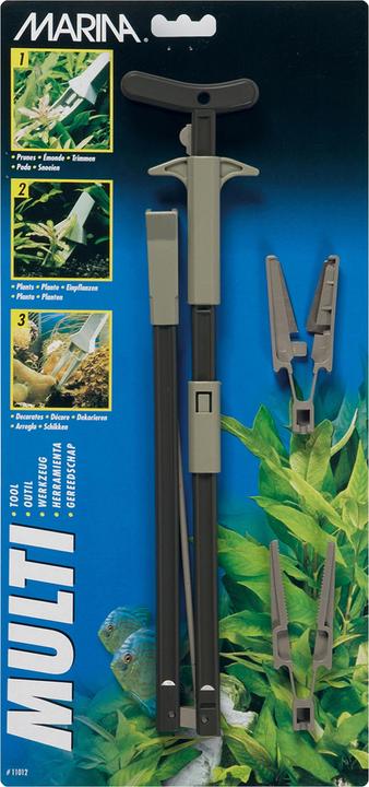 Actual product image Marina Hagen Plant Tongs Muli-Tool 70cm (Aquarium plant care)