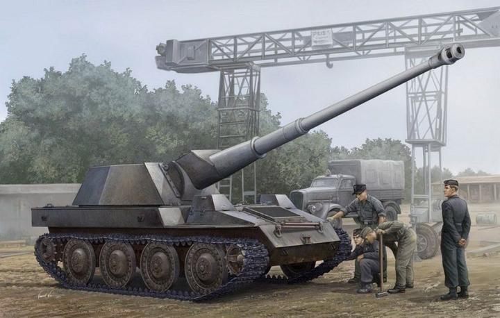 Actual product image Trumpeter German KRUPP STEYR Weapons carrier
