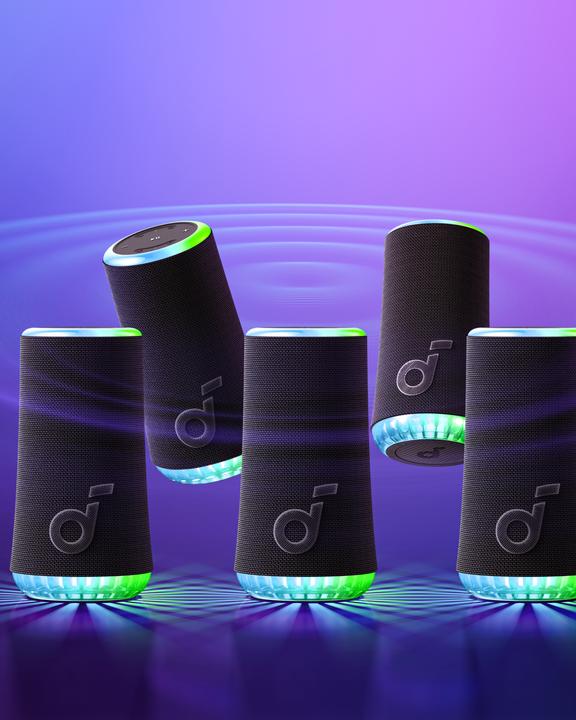 Actual product image soundcore Glow (18 h, Rechargeable battery operated, USB power delivery)