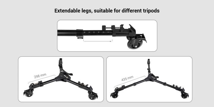Actual product image SmallRig Stativwagen 3986 Universal (Tripod trolley)