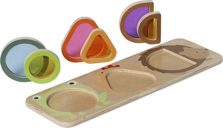 Produktbild Vertbaudet Baby Steckspiel-Brett mit Tierfiguren aus Holz FSC®