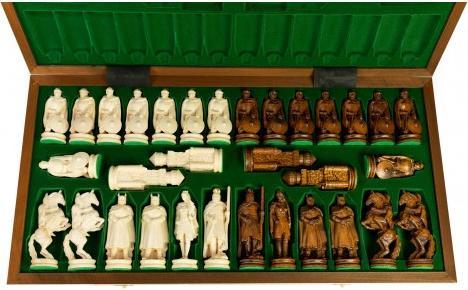 Produktbild Holzecke Luxus Holzschachspiel "Ritter"