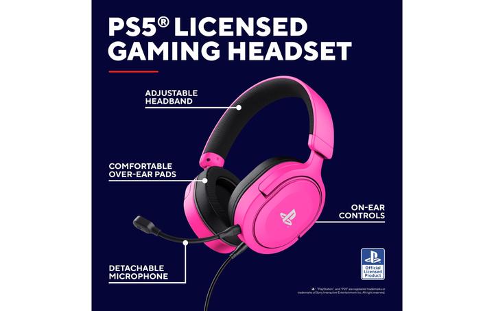 Produktbild Trust GXT498P FORTA HEADSET PS5 PINK (Kabelgebunden)