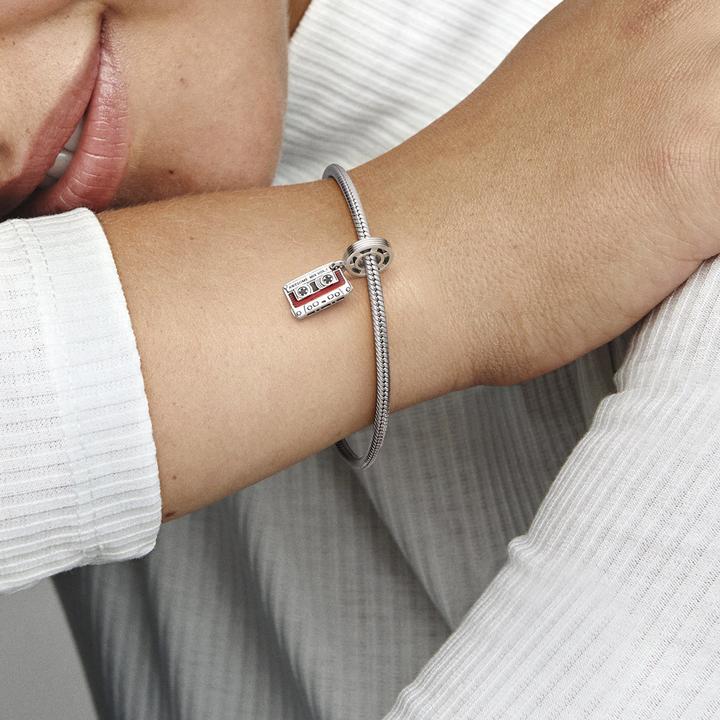 Image du produit Pandora Marvel Guardians of the Galaxy Cassette Charm (Émail, Argent sterling)