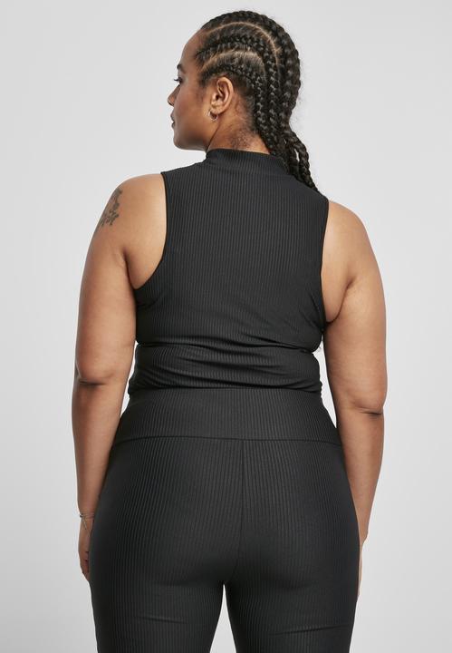 Immagine prodotto Urban Classics Body donna senza maniche con collo alto a costine (5XL)