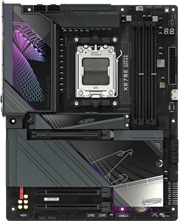 Actual product image Gigabyte X870E AORUS MASTER (AM5, AMD X870E, ATX)