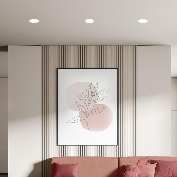 Produktbild Briloner Ultraflache LED Einbauleuchten 3er-Set - Flat star