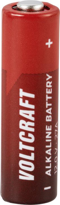 Productafbeelding Voltcraft Speciale batterij 27 A alkaline mangaan 12 V 20 mAh 1 st. (1 Pcs., A27, 20 mAh)