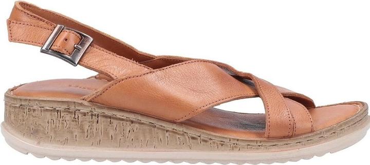 Immagine prodotto Hush Puppies Sandalo Elena con zeppa in pelle (39)