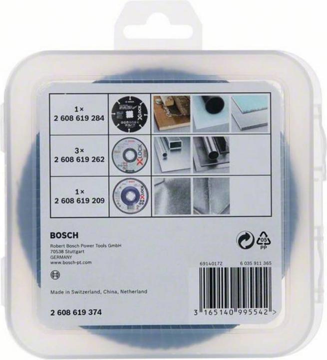 Actual product image Bosch Professional Zubehör PRO Cutting and grinding X-Lock set, 125 x 1 x 22.23 mm