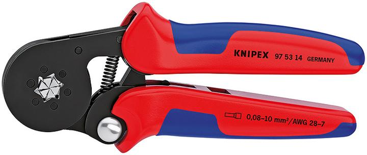 Image du produit Knipex Pince à sertir auto-ajustable pour embouts de câble (180 mm)