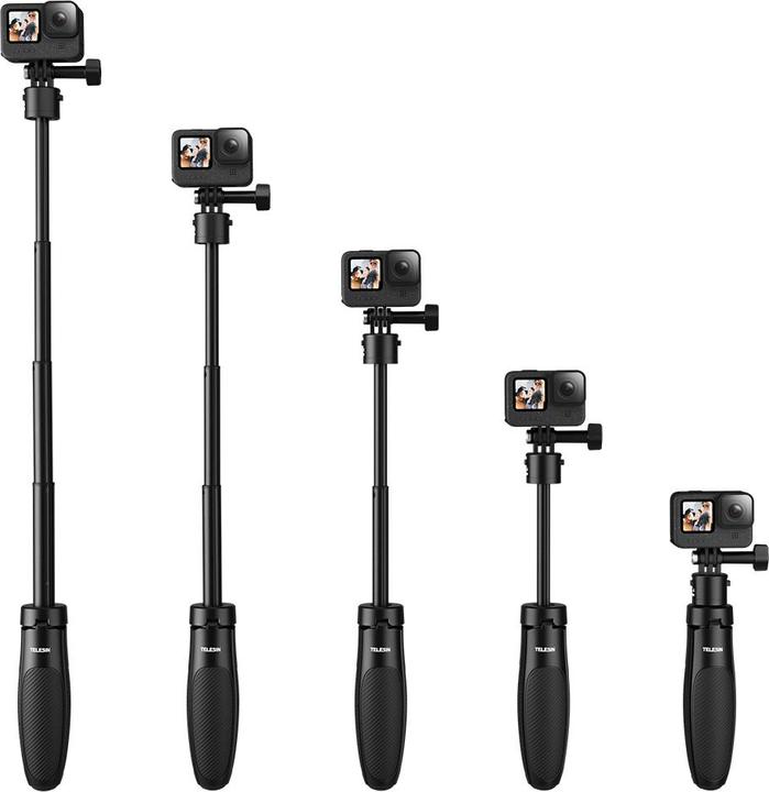 Immagine prodotto Telesin Mini treppiede da tavolo a sgancio rapido/ bastone per selfie