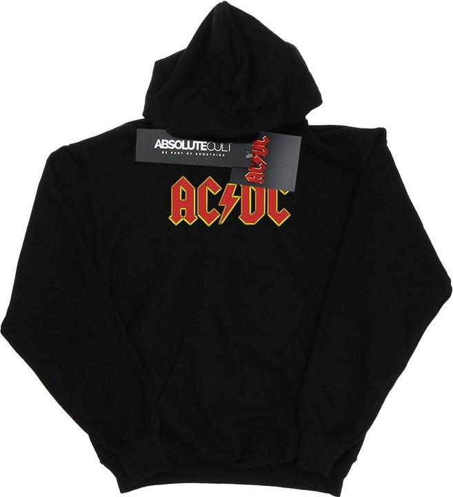 Actual product image AC/DC Womens/Ladies Red Logo Hoodie (S)