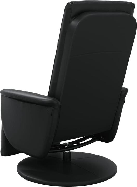 Image du produit VidaXL Fauteuil de massage avec repose-pieds Noir Similicuir,Couleur