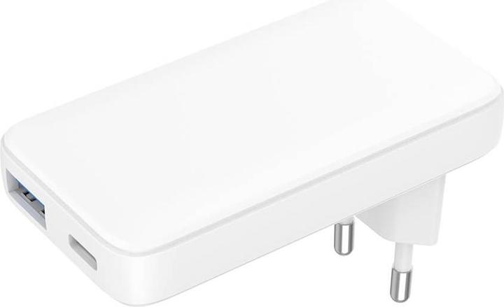 Produktbild Gear Charger 220V 1xUSB-C + 1xUSB-A PD/PPS 36W + QC 18W GaN - White (36 W)