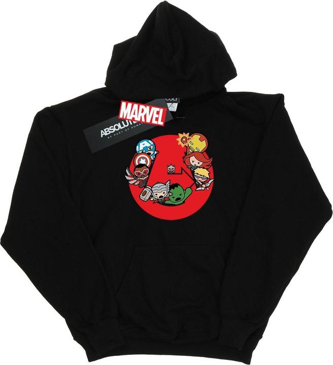 Image du produit - Sweat à capuche KAWAII AVENGERS READY STEADY WAR - Homme (XXL)