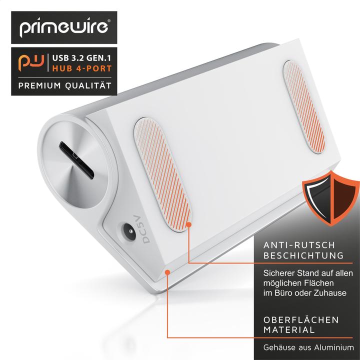 Produktbild Primewire 4 Port USB Hub (USB-A, 4 Ports)