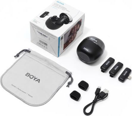 Actual product image Boya BY-WM3T-U2 - Kit for Type-C 2 x Transmitter / 1x Receiver / 1x Case (BY-WM3T-U2)