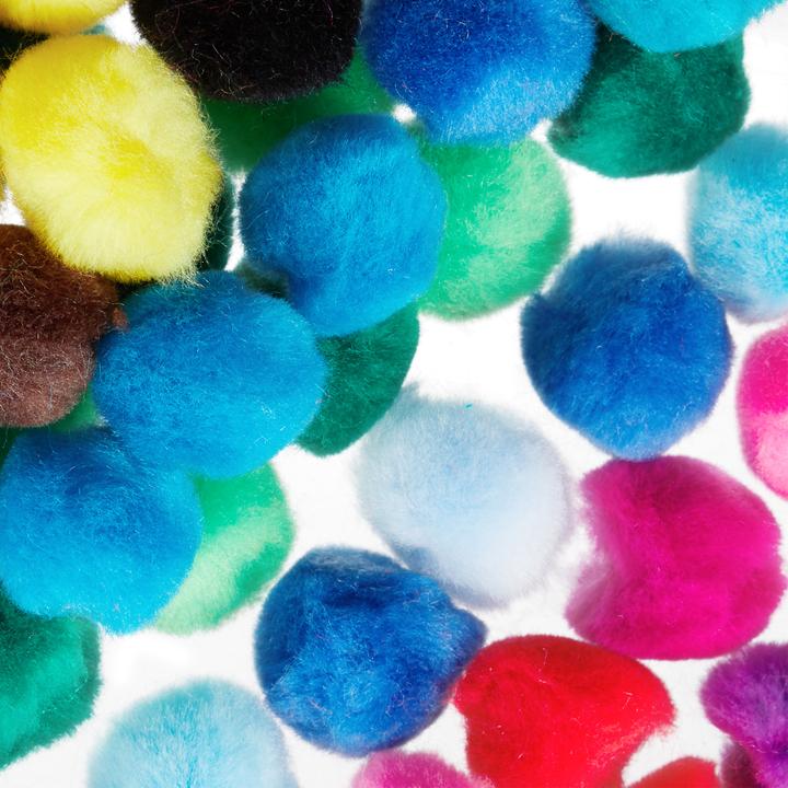 Actual product image Relaxdays Pom Pom Set of 200