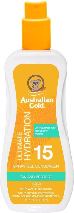 Australian Gold Spray Gel Clear (Sonnenspray, Sonnengel, SPF 15, 237 ml)