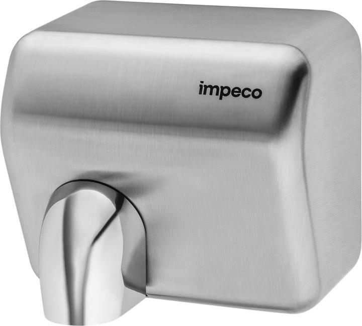 Impeco Sèche-mains à capteur Turboblast acier inoxydable mat 2500 W buse rotative 360°, adapté au