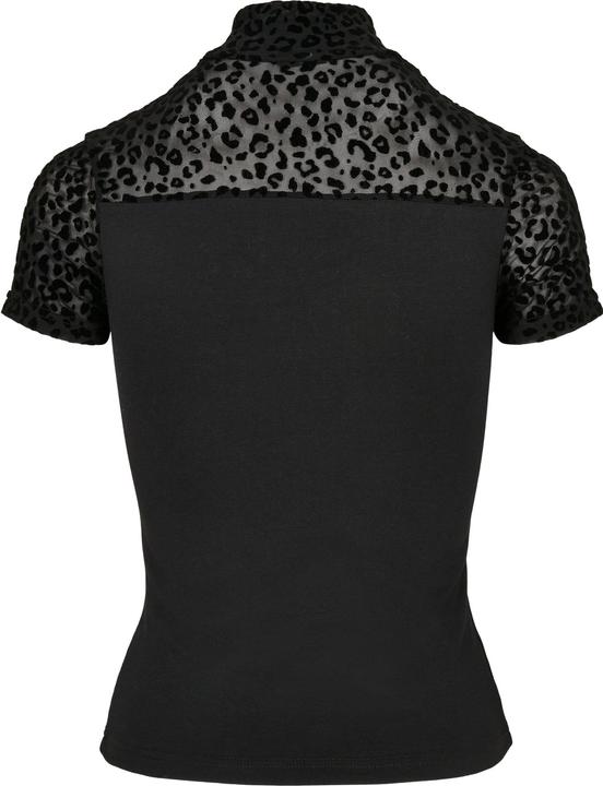 Produktbild Urban Classics Ladies Flock Lace Turtleneck Tee (5XL)