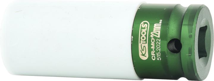Actual product image KS Tools 1/2" alloy rim power socket long (22 mm)