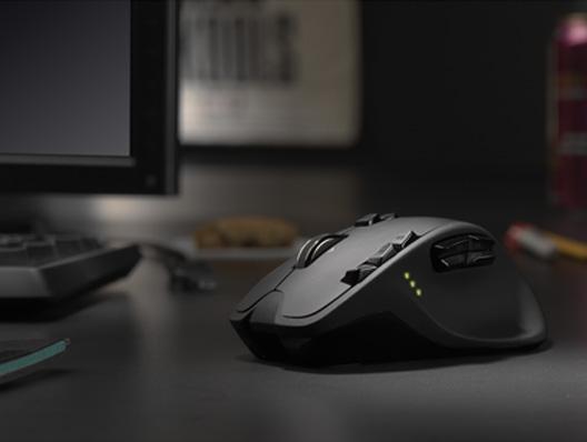 Actual product image Logitech Wireless Gaming Mouse G700 (Wireless)