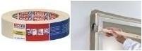 Actual product image tesa Painter's crepe 4306 Premium paper masking tape, 50 mm x 50 m lightly creped, especially for (50 mm)