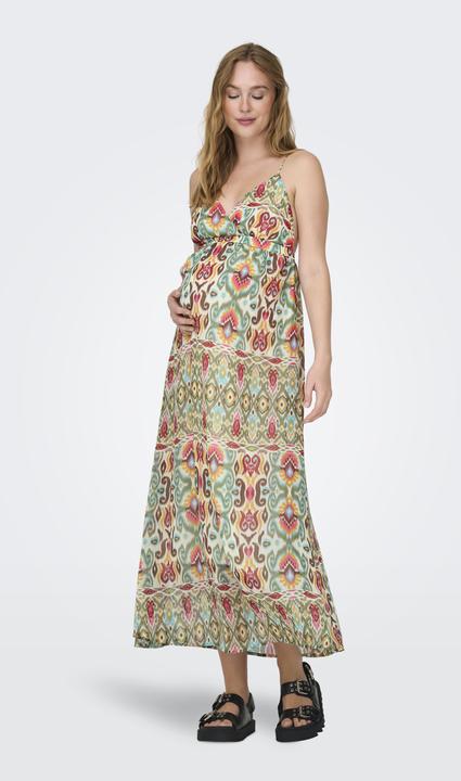 Produktbild Only Maternity Normal geschnitten V-Ausschnitt Maternity Verstellbare Träger Midikleid Kleid (XXL)