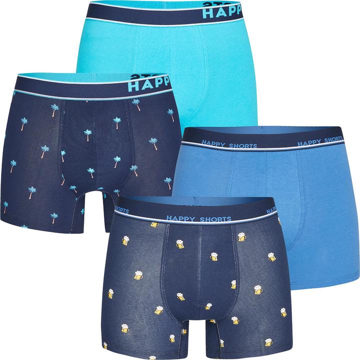 Produktbild Happy shorts Boxer Print (XXL, 4er Pack)