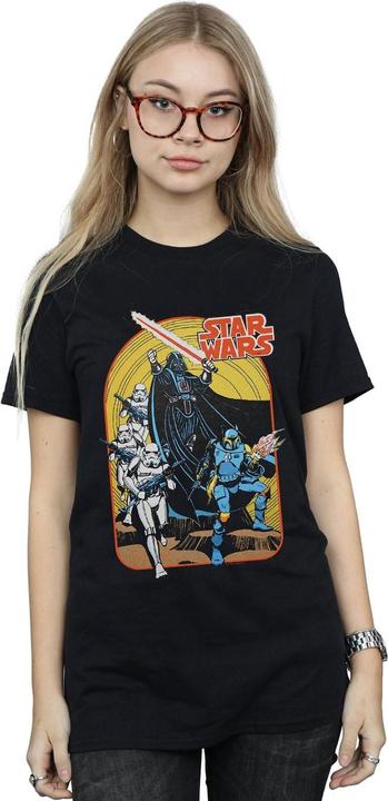 Produktbild Star Wars Vintage Comic Scene TShirt (4XL)
