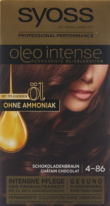 Actual product image Syoss Oleo Intense (4-86 chocolate brown)