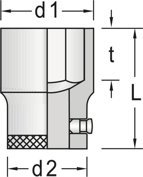 Actual product image Gedore 32 24 Socket 3/4" hexagon socket 24 mm (24 mm)