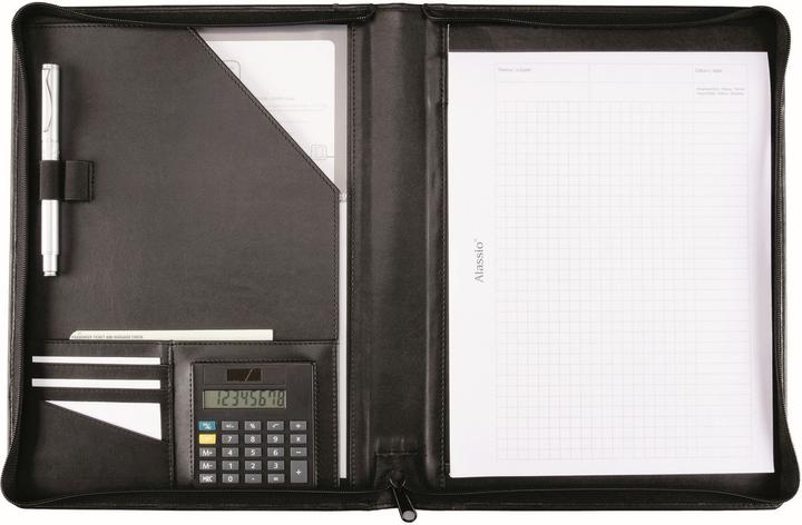 Produktbild Alassio Schreibmappe "CATANA", A4, Nappa-Leder, schwarz (A4, 1 x)