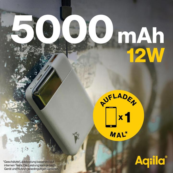 Produktbild Aqiila Powerbird B5B - Powerbank 5000 mAh, 12W - Moss (5000 mAh, 12 W, 18.50 Wh)