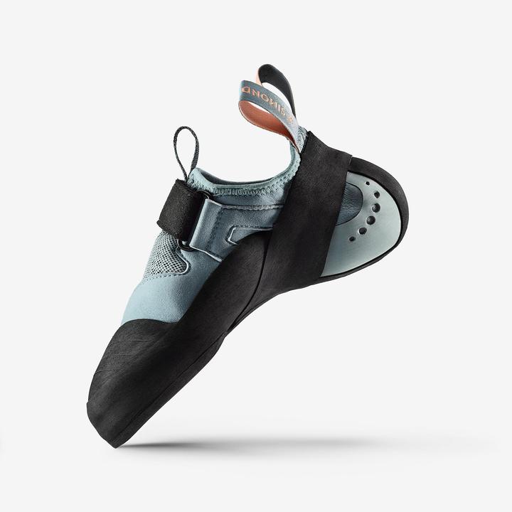 Image du produit Simond Chaussons d'escalade techniques et souples femme, Vertika Soft gris (37.5)
