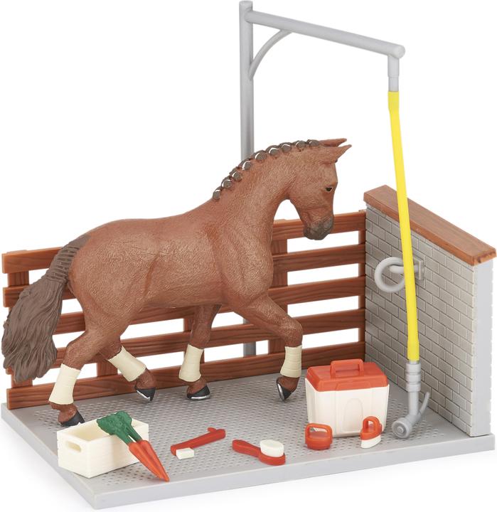 Image du produit Papo Station de lavage pour chevaux et accessoires