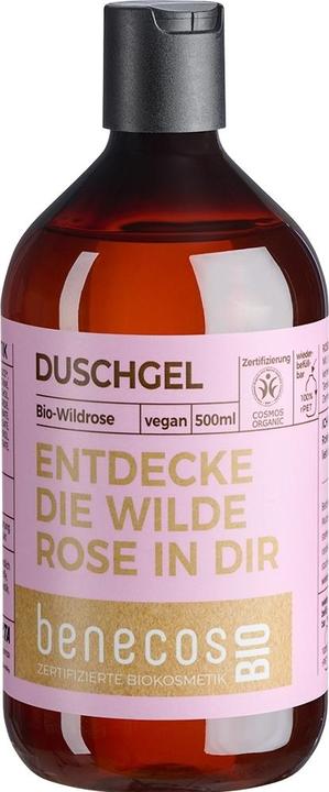 Actual product image Benecos Organic Shower Gel Wild Rose - 500ml - (500 ml)