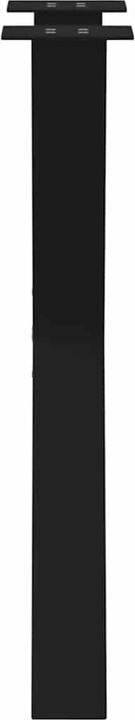 Produktbild VidaXL Esstischbeine X-Form 2 Stk. Schwarz 60x(72-73) cm Stahl Tischbein