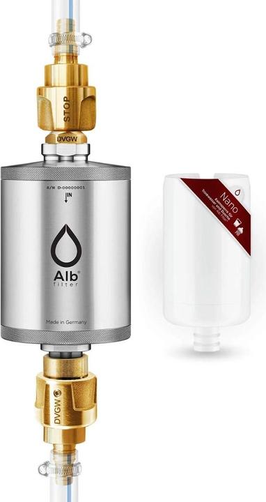 Alb filter TRAVEL Nano Trinkwasserfilter - Keimsperre für den Festeinbau Edelstahl