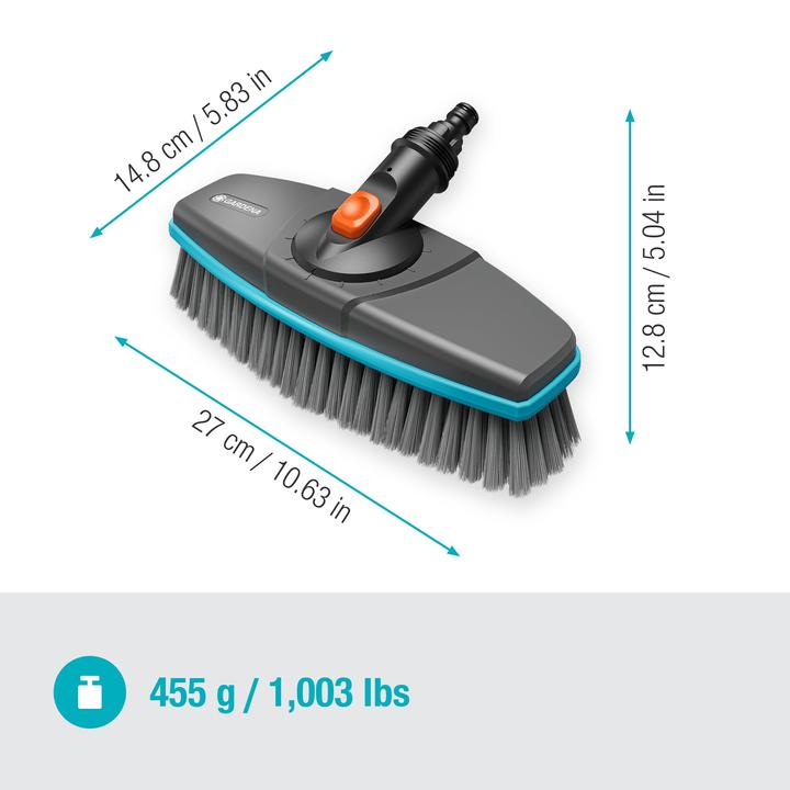 Actual product image Gardena Cleansystem handle brush