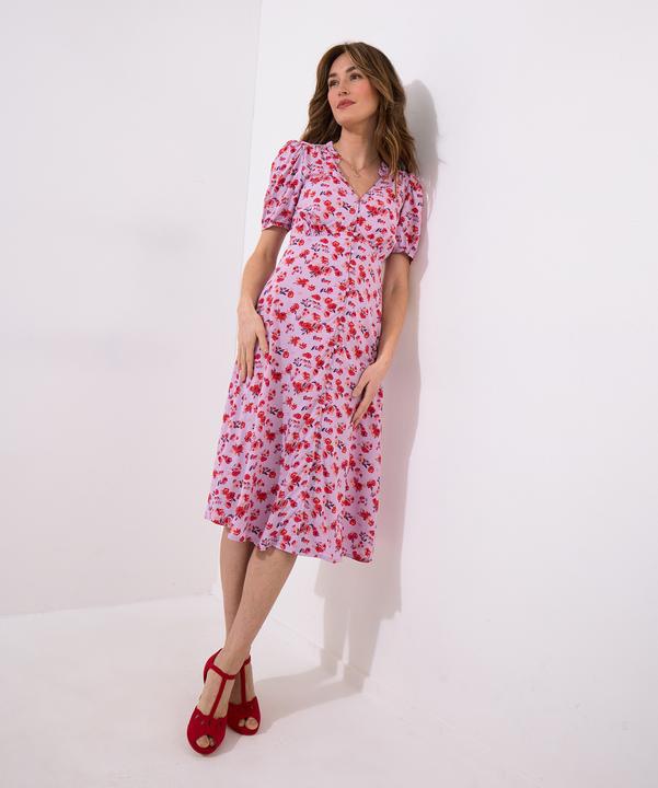 Produktbild Joe Browns Floral V-Neck Short Sleeve Midi Dress (14)