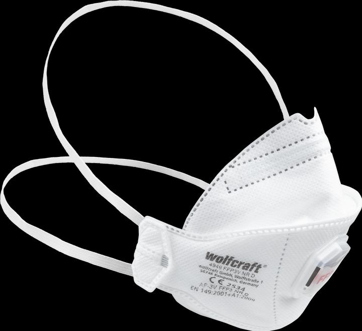 Actual product image wolfcraft wolfcraft 2 Feinstaubmasken FFP3 V (CE) (FFP3)