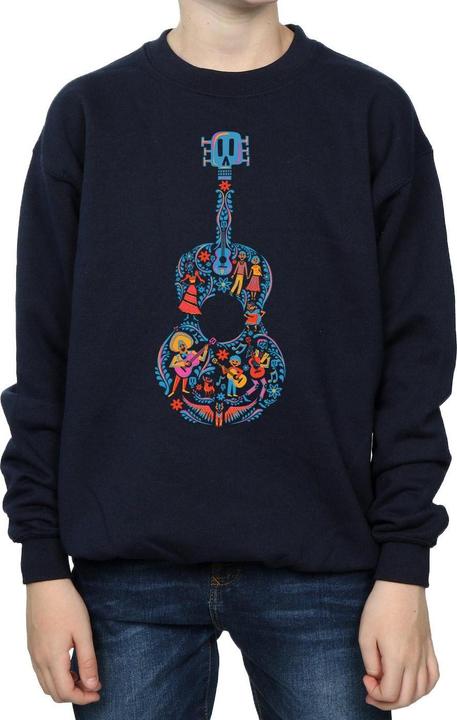 Immagine prodotto Disney Coco Guitar Pattern Felpa Ragazzi (128)