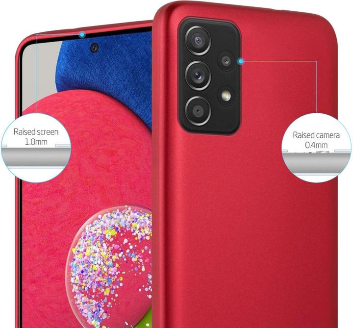 Produktbild Cadorabo TPU Matt Metallic Hülle (Samsung Galaxy A52, Samsung Galaxy A52 5G, Samsung Galaxy A52s 5G)
