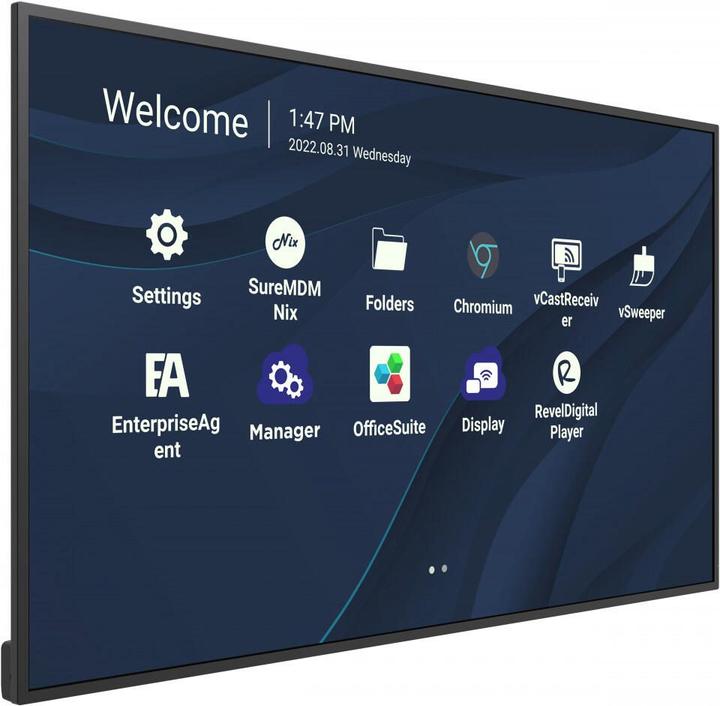 Actual product image Viewsonic CDE7530 190.50cm 75inch 3840x2160 450 nits 1200:1 HDMI in x 2 USB-C x 1 HDMI out x 1 w/ RS (3840 x 2160 Pixels, 75")
