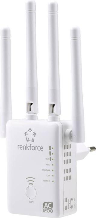 Actual product image Renkforce AC Dualband WLANRouter/Repeater/AP (867 Mbit/s, 300 Mbit/s)
